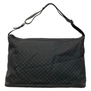 Gucci Boston bag GG leather black